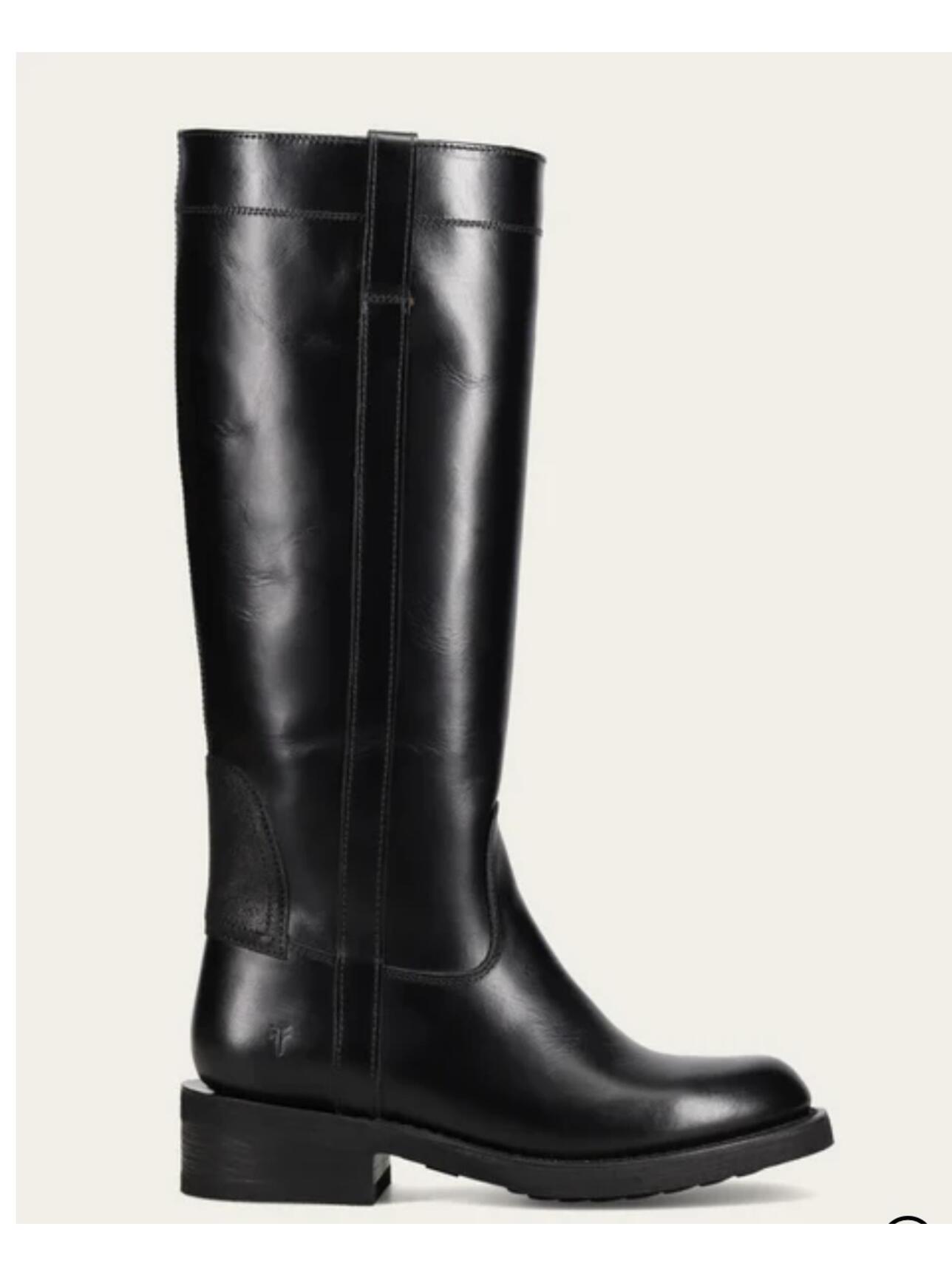 Nwot Frye Viv Tall Riding Boots Sz 8.5 Black Horse Girl Whimsygoth Western